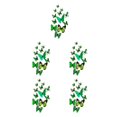 thumbnail image 2 of serony 12Pcs 3D DIY Wall Stickers PVC Kid Room Decal Home Decoration Decor green 5Set, 2 of 6