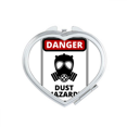 thumbnail image 1 of Danger Symbol Dust Hazard Warning Signs Mirror Travel Magnification Portable Handheld Pocket Makeup, 1 of 3