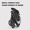 thumbnail image 4 of Baby Jogger City Select 2 Single-to-Double Modular Stroller, Eco Collection, Lunar Black, 4 of 7