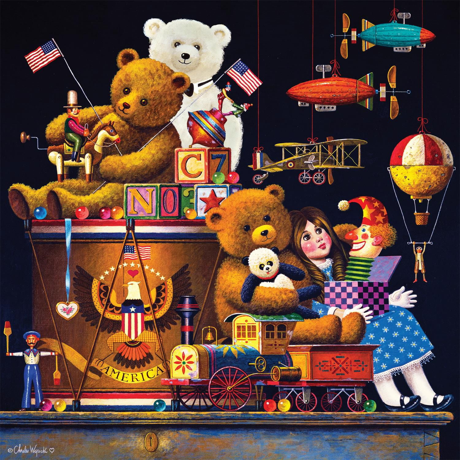 Buffalo Games - Le puzzle Charles Wysocki - Childhood Memories - en 300 pièces