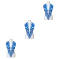 thumbnail image 2 of maskred Sturdy And Durable Lace Applique With 3D Beads And Rhinestones With Materials Are Sturdy And Durable Multiple Colors blue A 3Set, 2 of 6