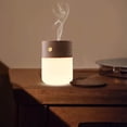 thumbnail image 4 of Aromatherapy Night Light with Fast Heating,Rechargeable Battery Safe Auto Shut Off for Relaxing Bedroom Use,Features Warm LED Light and Stylish Wood Design, 4 of 5