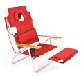 thumbnail image 2 of Ostrich Chaise de Sport Rembourrée Deluxe 3 en 1 avec Repose-Pieds, Rouge (2 Pack), 2 of 8