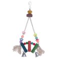 thumbnail image 1 of Shisuyan pet climbing ladder bird Hanging Toy Cotton Rope 1Pcs, 1 of 9