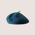 thumbnail image 1 of LinYooLi Hot Selling Autumn And Winter Wool Beret For Girls, Artistic And Retro, Versatile Korean Version Painter Hat, English Solid Color Felt Hat, 1 of 9