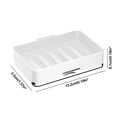 thumbnail image 3 of Vrorvz Non punch Wall mounted Soap Box with Double Drainage and Bonus Hooks for Easy Installation and Maintenance Long Lasting Waterproof Design Suit for Smooth Bathroom Surfaces, 3 of 6