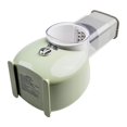 thumbnail image 3 of MYG for 3-in-1 Electric Rotary Vegetable Cutter Slicer Automatic Chopper Grater with 3 Interchangeable Blades for Fruits Vegetables Cheese Easy to Clean and Store One-Button Operation, 3 of 10