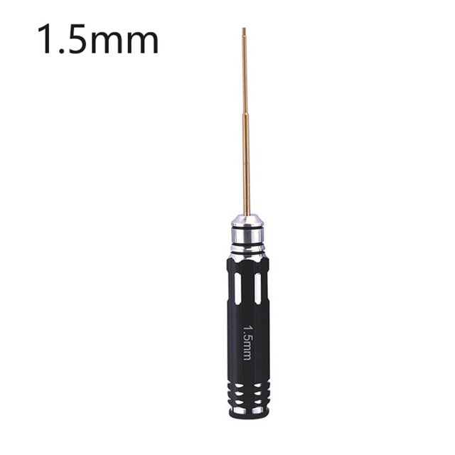 1 Pce Clé Hexagonale Hss Tournevis Outils 1.5mm 2.0mm, 2.5mm, 3.0mm Outil de Réparation