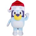 thumbnail image 1 of Holiday Greeter-Bluey in Santa Hat-OPP SM-Bluey, 1 of 6