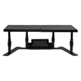 thumbnail image 2 of Allsop Metal Art ErgoTwin Adjustable Monitor Stand - Black, 2 of 8