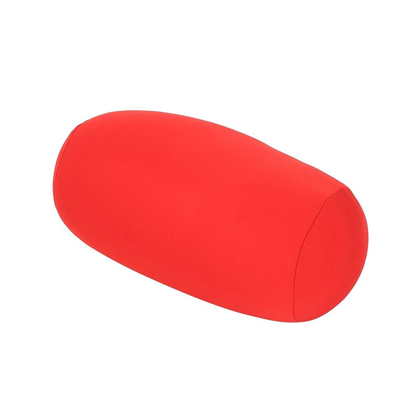 Ratfeit Cylindrical Pillow Comfortable Roll Pillow Microbead Jelly Bean Bed Pillow Tube Pillow Cushion for Head, Neck, Back Support
