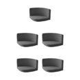 thumbnail image 1 of kurtrusly Trilateral Chair Covers Wide Application And Strong Elastic Chair Protection Made Easy Polyester Cover Chairs Decoration darkgray 5Set, 1 of 6