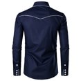 thumbnail image 2 of Pompotops Pull Décontracté Brodé à Manches Longues pour Hommes Automne Hiver en Solde, 2 of 6