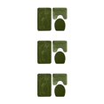 thumbnail image 3 of relayinert 3pack/lot Bathroom Rug Sets Easy To Install Waterproof Anti-slip Multi-functional Comfortable PJ210611-B002 3Set, 3 of 6