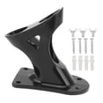 thumbnail image 2 of Flag Holder, 1in Inner Diameter Aluminum Alloy Flag Pole Bracket Practical 2 Position Rust Proof Stable Fixing Flag Holder For Wall Roof Outdoor Railing, 2 of 8