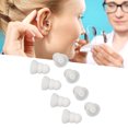 thumbnail image 4 of Embouts 8 Pcs Embouts d'Oreille 3 Couches Silicone Souple de Rechange BTE ITE Bouchon d'Oreille de Poche Dômes, 4 of 7