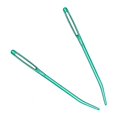 thumbnail image 4 of GUOOL 2pcs Aluminium Large-eye Bent Tip Tapestry Darning Needles Knitting Green, 4 of 9