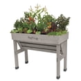 thumbnail image 1 of Jardinière Murale Surélevée VegTrug Hugger - Gris - Petit, 1 of 5