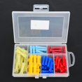 thumbnail image 2 of 60 Pcs Connecteur de Fesses en PVC Fil Électrique Ensemble de Bornes Isolées avec Boîte, 2 of 9