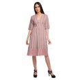 thumbnail image 1 of Moomaya Robe Imprimée Longueur Genou pour Femmes Grande Taille Vêtements Décontractés Tenue d'Été, 1 of 4