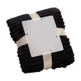 thumbnail image 3 of Oversized Cooling Quilt Wave Design Temperature Regulating 79x59in Double Layer Blanket Black, 3 of 6
