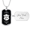 thumbnail image 4 of Christian Firefighter My Strength Dog Tag Stainless Steel or 18k Gold, 4 of 8
