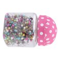 thumbnail image 2 of Sewing Pins, Sturdy Helpful Beads , For Pink Fabric Covered Pin Cushion Bottle Sewing Craft, 2 of 8