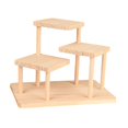 thumbnail image 1 of veasfak Wooden Display Riser Cupcakes Holder Showcase for Toys Action Figure Dessert 3 layers, 1 of 9