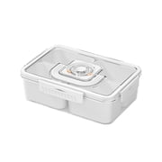 TopLLC Kitchen Plastic Food Storage Container With Airtight Lids ReusableLeftover Food Lunch Boxes - Leak Proof on Clearance