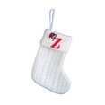 thumbnail image 1 of Decorative Knitted Christmas Socks Bag for Kids with Embroidery Letters Candy Themed Holiday Stocking, 1 of 3