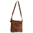 thumbnail image 1 of Sac de Rangement Imprimé Léopard 1 Pce Sac d'École en Velours Côtelé Mode Sac à Bandoulière, 1 of 8