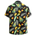 thumbnail image 4 of Shirts for Men Men's Plus size Short-Sleeve Printed Poplin Shirt, 4 of 4