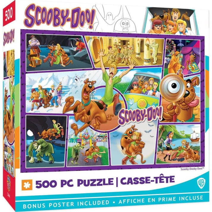 Masterpieces Puzzle Company Cartoons - Scooby-Doo! Collage 500 Piece Jigsaw Puzzle