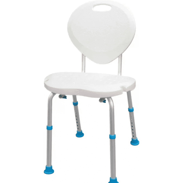 AquaSense Siège de Bain avec Dossier, Blanc