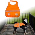 thumbnail image 1 of High Visibility Reflective Dog Vest for Night Walking Adjustable Pet Service Harness Outdoor, 1 of 5