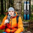 thumbnail image 5 of Boovnll Travel Coffee Mug, Winter Portable Rope Insulation Cup Stainless Steel Outdoor Vehicle Mounted Large Capacity Insulation Cup 1000Ml, Insulated Cup, 5 of 5