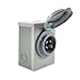 thumbnail image 3 of Conntek 80601-GYBX 30 Amps 125/250 Volts Power Inlet Box, For Generators Up to 7,500 Watts, Grey Cap, 3 of 4