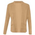 thumbnail image 5 of cfhntfmh Cardigan Grande Taille pour Femmes Mode à devant Ouvert Manches Longues Tuniques Chemises Automne Formel Travail Bureau Cardigans, 5 of 5