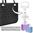 thumbnail image 2 of 4Pcs Reuseable Replacement Buttons for Bogg Bag Strap, Rivets Compatible with Bogg Bag Handles Add Hook Function, 2 of 7