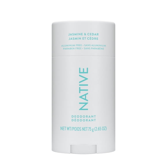 Native Natural Deodorant, Jasmine & Cedar, Aluminum Free