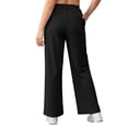 thumbnail image 4 of AUNVITO Women's Plus Size Casual Drawstring Sweatpants with Pockets for Sporty and Comfortable Style, 4 of 6