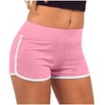 thumbnail image 4 of Gspmoly Shorts de Course pour Femmes, 3 Pcs Shorts de Yoga pour Femmes Pantalons Femmes Bandage Taille Élastique Shorts Décontractés Shorts de Randonnée Femmes Liquidation Rose G, 4 of 6
