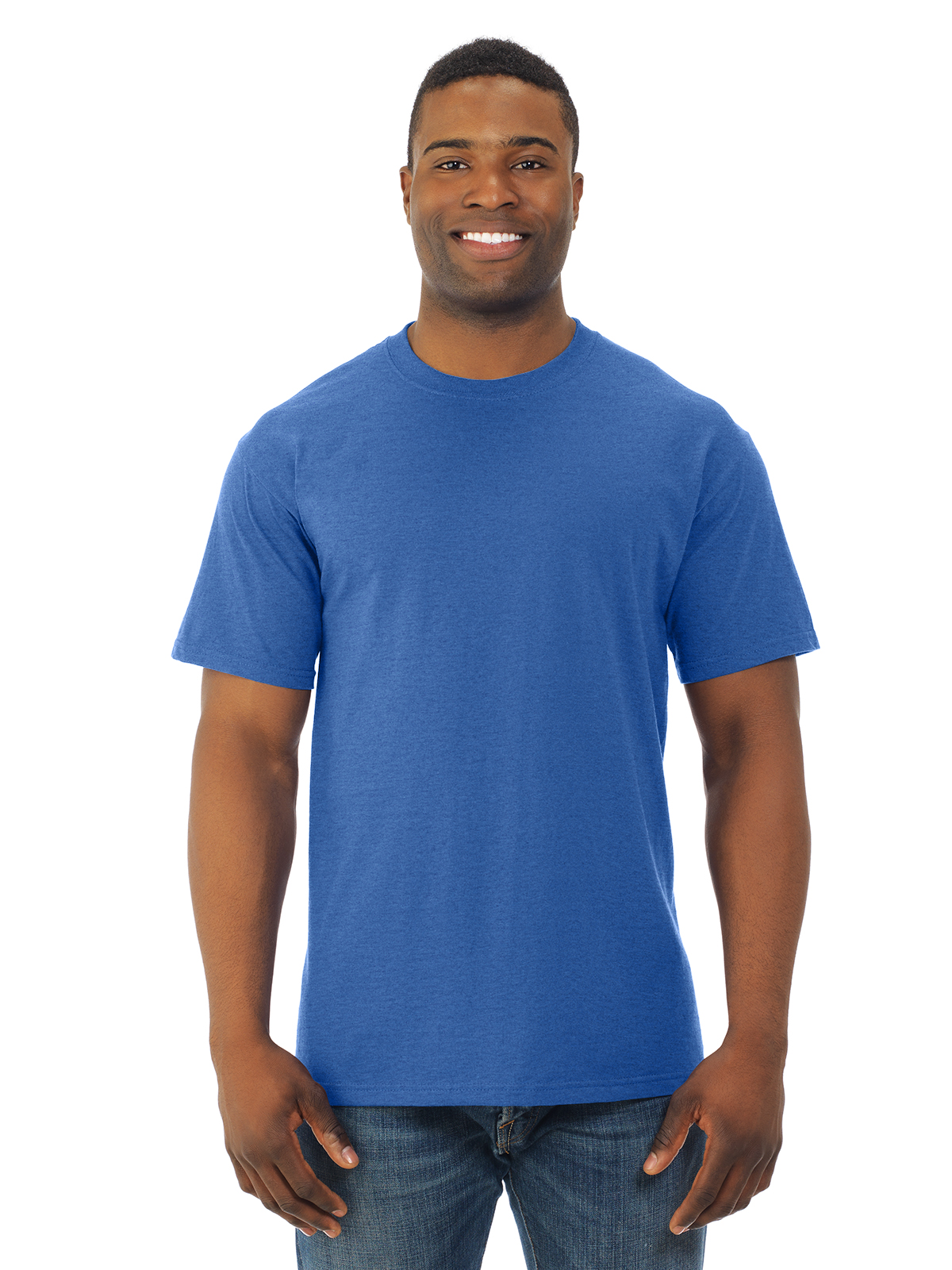 Fruit Of The Loom T-Shirt à Col Rond à Manches Courtes en Coton HD pour Hommes, G