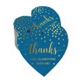 thumbnail image 1 of Inkdotpot Thanks For Celebrating With Me Birthday Bottle Tag Real Gold Foil Favor Hang Tags Pack Of 100, 1 of 6