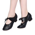 thumbnail image 1 of Lady Style Shallow Mouth Modern Dance Latin Dance Square Dance Shoe Low Top Soft, 1 of 9
