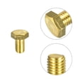 thumbnail image 4 of Unique Bargains Brass Hex Bolts, M12x20mm 2 Pack Fully Thread Grade 4.8 Machine Screws, 4 of 4
