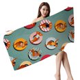 thumbnail image 4 of Sandproof Beach Blanket Lightweight Microfiber Beach Towel Super Lightweight Colorful Bath Towel Sandproof Beach Blanket Multi-Purpose Towel for Travel Swimming Pool Sand Towel Beach Towel, 4 of 4