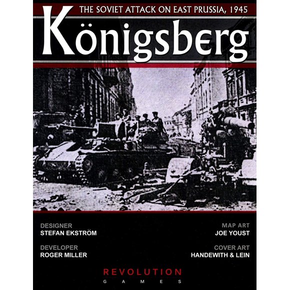 REV: Konigsberg, The Soviet Attack on East Prussia, 1945, Boardgame, 2nd Edition