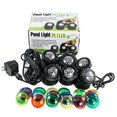 thumbnail image 2 of Jebao pl1led6 JPL1-LED6 Submersible Pond LED Light with Colored Lenses, Black, 2 of 3