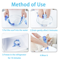 thumbnail image 2 of Dog Cooling Bandana Pet Cooling Scarf  Large  Blue, 2 of 4